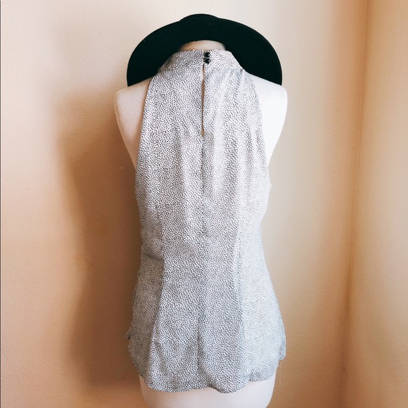 Madison Michelle Abstract Ruffle Tank Blouse - Picture 3 of 4